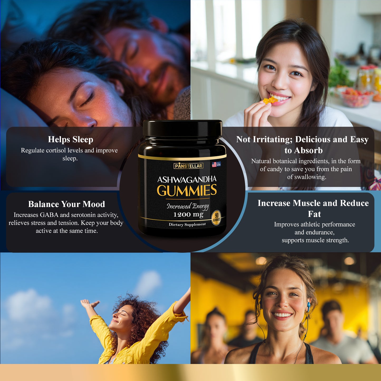 Pure Himalayan Shilajit Gummies - 1500mg - 3 Months Supply - Panstellar Shop