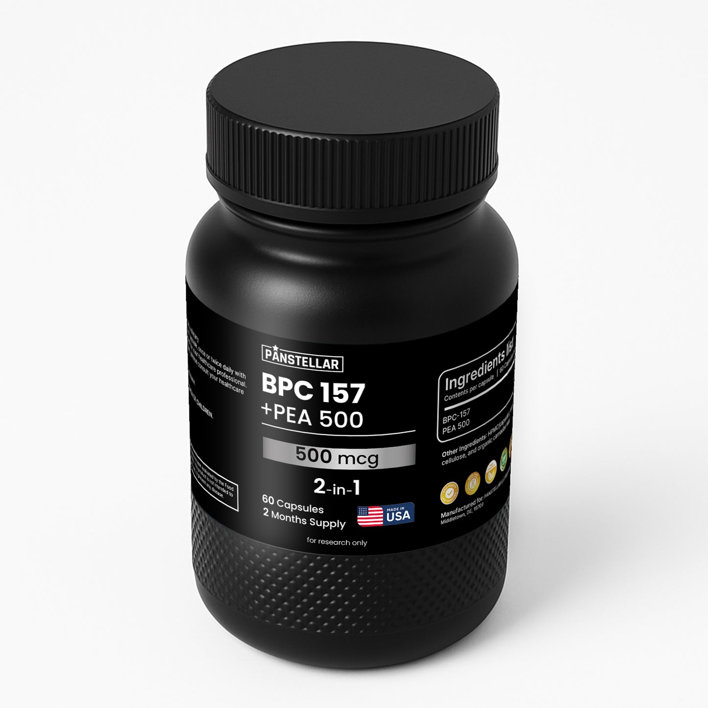 BPC 157 - 60 Capsules - 500cmg, ships from UK - Panstellar Shop