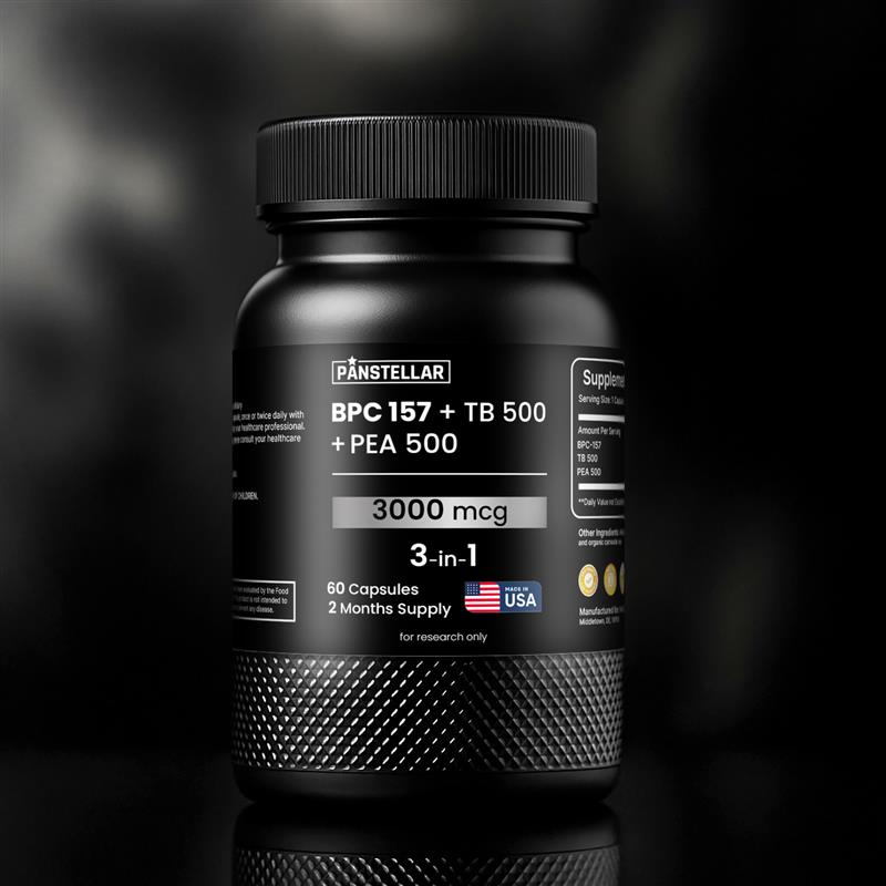 TB500 and BPC 157 Capsules - 3000 mcg - New Formula - Panstellar Shop