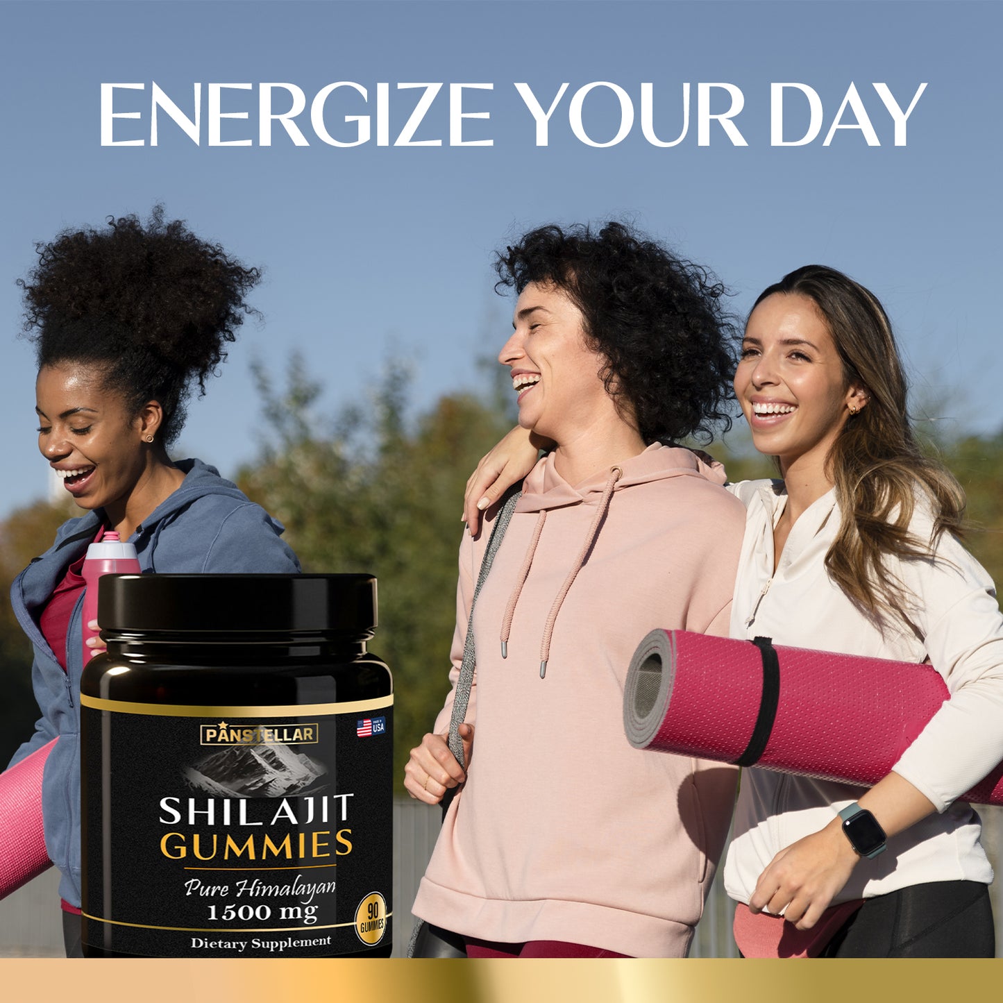 Pure Himalayan Shilajit Gummies - 1500mg - 3 Months Supply - Panstellar Shop