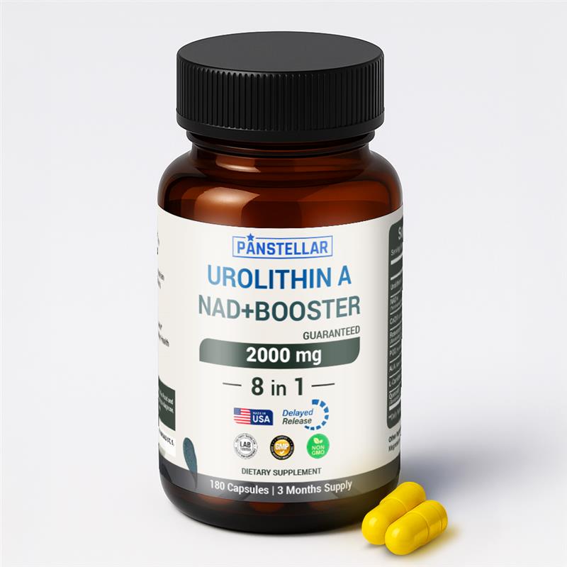 Urolithin A supplement 2000mg - with NAD+ Booster - Energy & Longevity - 180 capsules - Panstellar Shop
