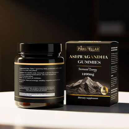 Ashwagandha Gummies 1200mg - 3 Months Supply - Panstellar Shop