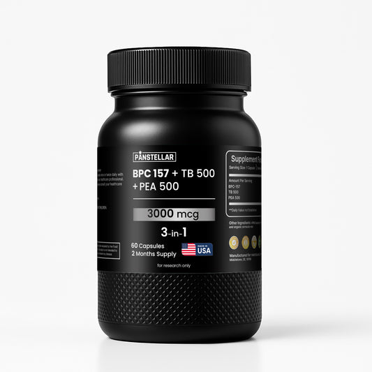 TB500 and BPC 157 Capsules - 3000 mcg - New Formula - Panstellar Shop