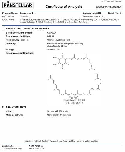 NAD+ Complex Ultra Liposomal – 2000mg | 90 Capsules - Panstellar Shop