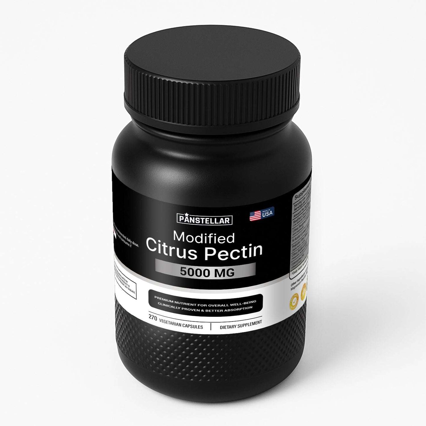 Modified Citrus Pectin – 5g Per Serving (270 Capsules) - Panstellar Shop