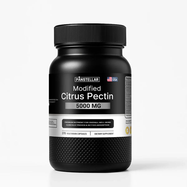 Modified citrus pectin supplement bottle 5000mg, 270 capsules, dietary supplement