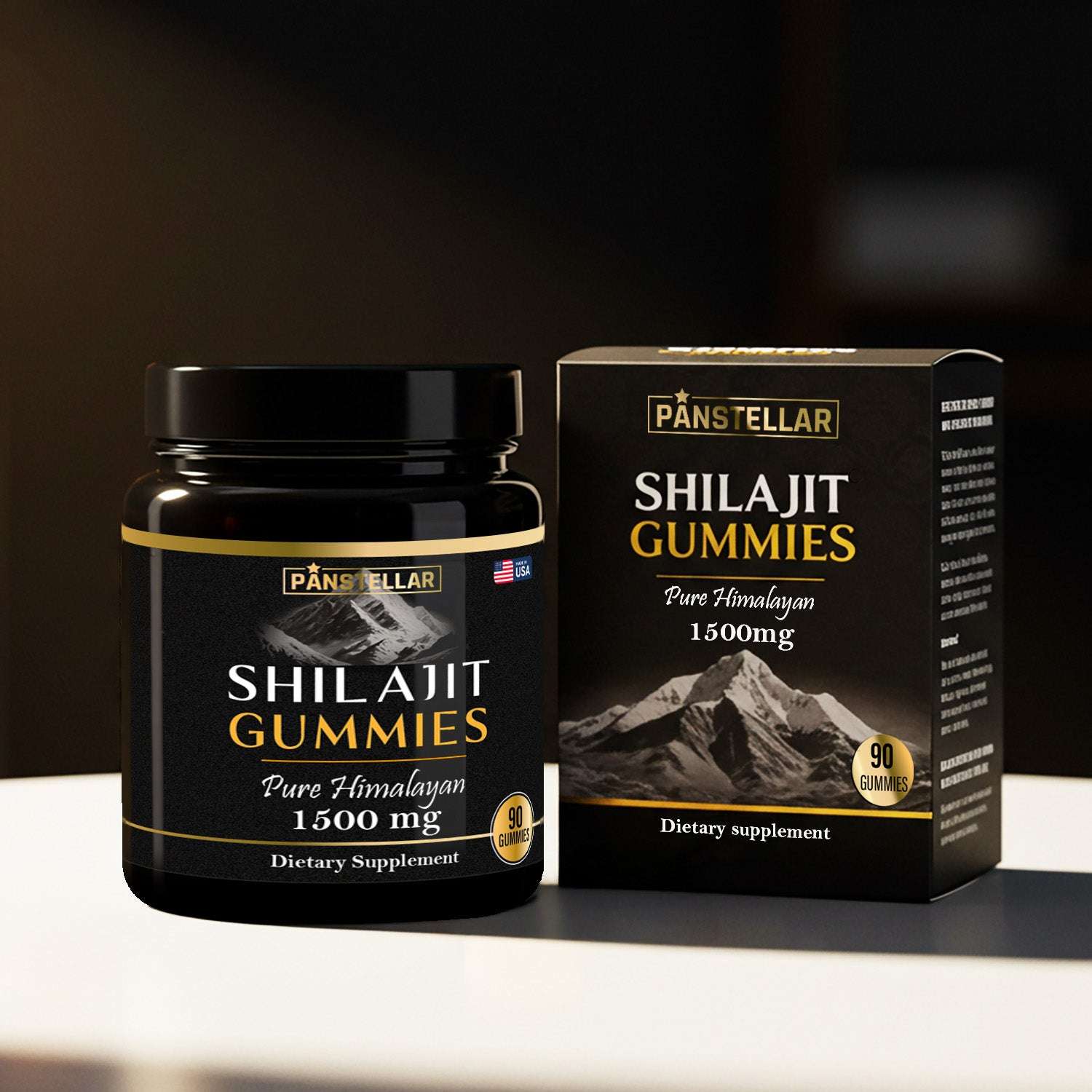 Pure Himalayan Shilajit Gummies - 1500mg - 3 Months Supply - Panstellar Shop