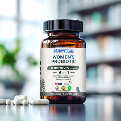 Women's Probiotic - 9 Unique Strains - 100B CFU - 180DR capsules - Panstellar Shop