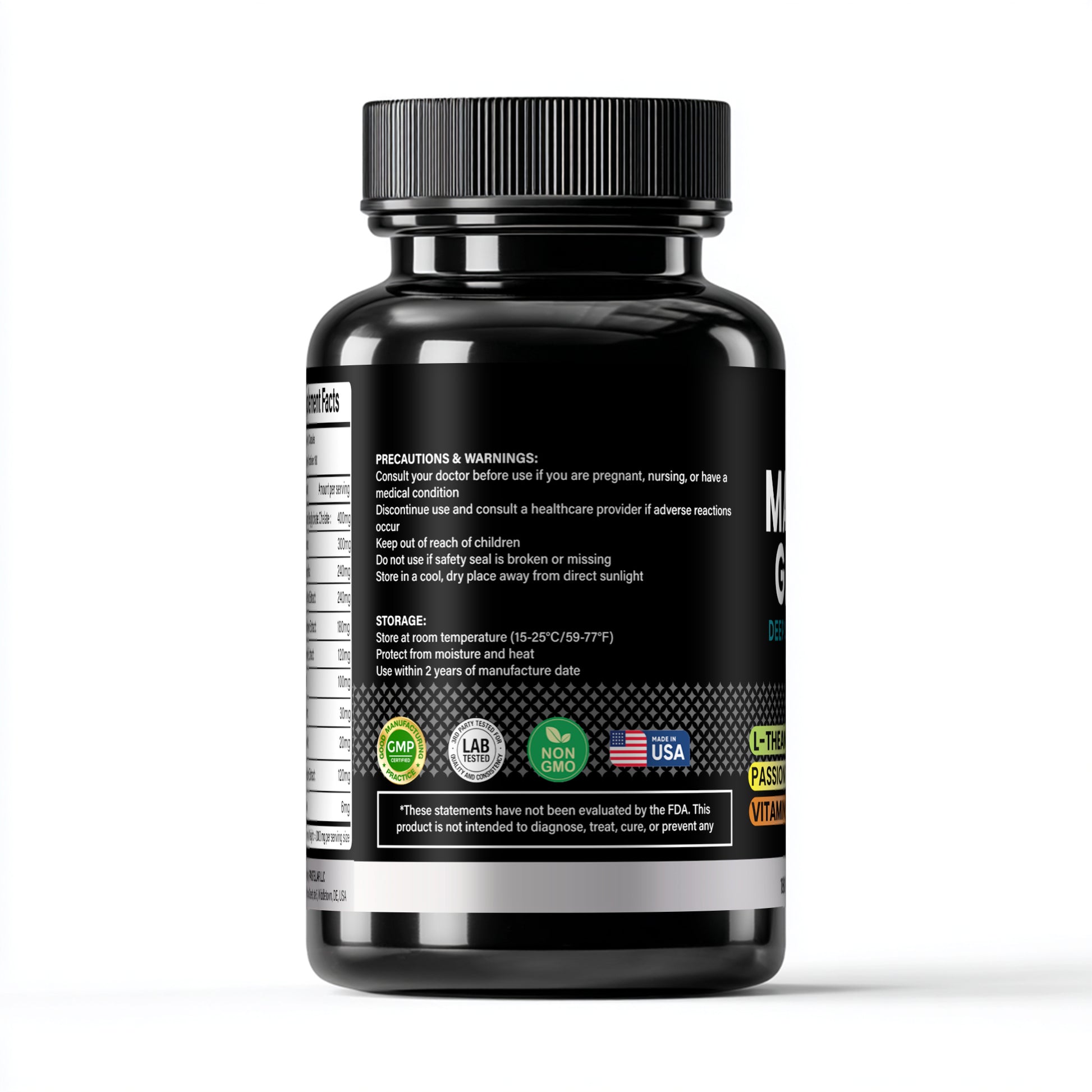 11 - in - 1 Magnesium Glycinate Complex with Melatonin | 2000mg Evening Formula - Panstellar Shop