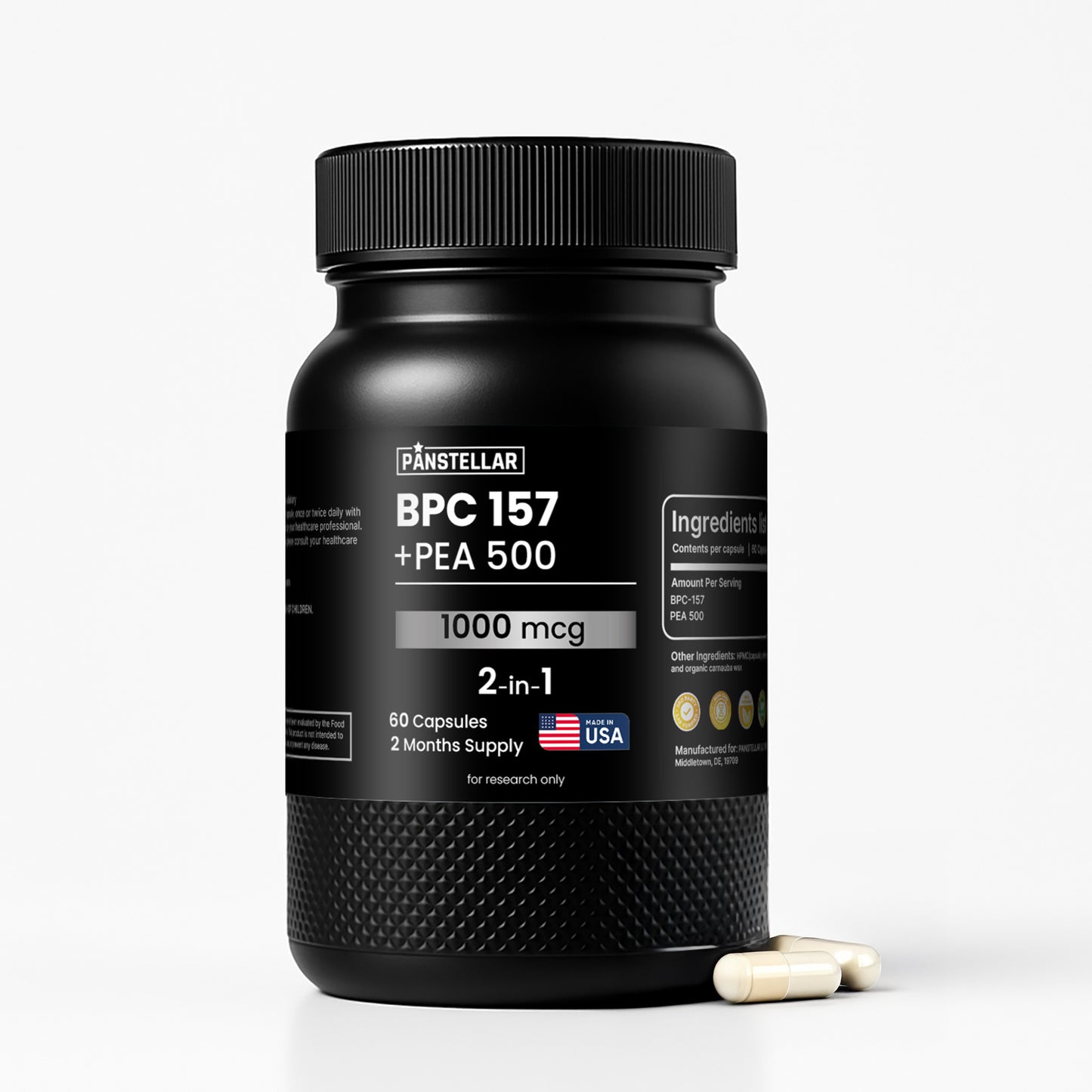 BPC - 157 500mcg, 60 Capsules - Panstellar Shop