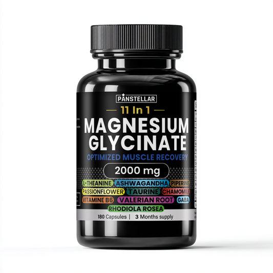 11-in-1 Magnesium Glycinate Complex for Active Lifestyles | 2000mg Premium Blend