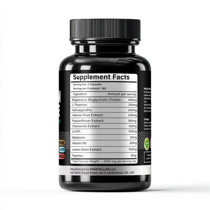 11 - in - 1 Magnesium Glycinate Complex with Melatonin | 2000mg Evening Formula - Panstellar Shop