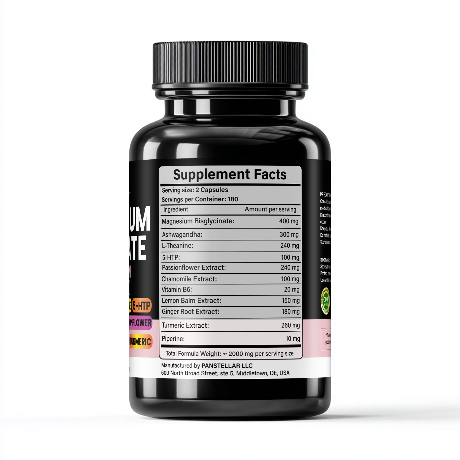 11 - in - 1 Magnesium Glycinate Complex for Women - Premium Wellness Formula with Ashwagandha, L - Theanine & 5 - HTP - Panstellar Shop