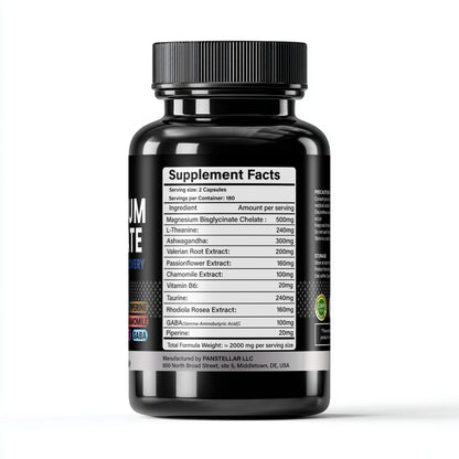 11-in-1 Magnesium Glycinate Complex for Active Lifestyles | 2000mg Premium Blend