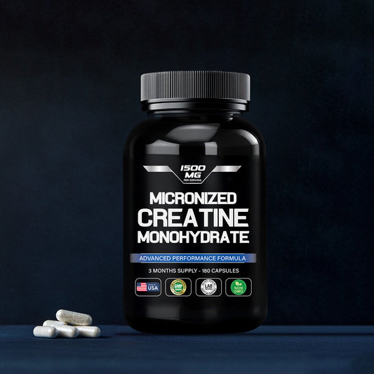 Creatine Monohydrate Capsules -1500mg Per Serving