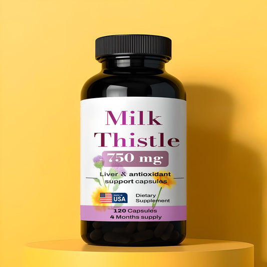 Milk Thistle 750mg supplement - 120 Capsules