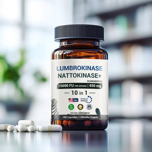 Lumbrokinase & Nattokinase, Serrapeptase